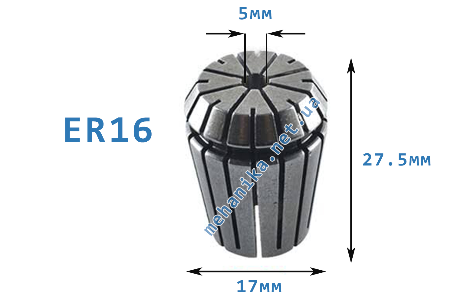 Цанги для деревообробки ER16