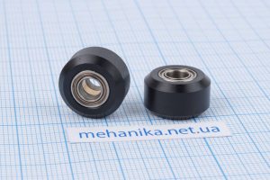 Ролик маленький D15 мм для верстатного профілю 20 мм, V-Slot, для роликової каретки 50х50