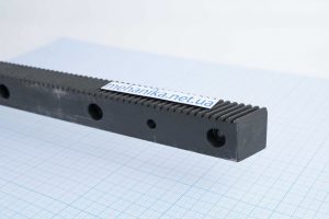 Зубчаста рейка модуль М1.25 (косозуба, 1400 мм)