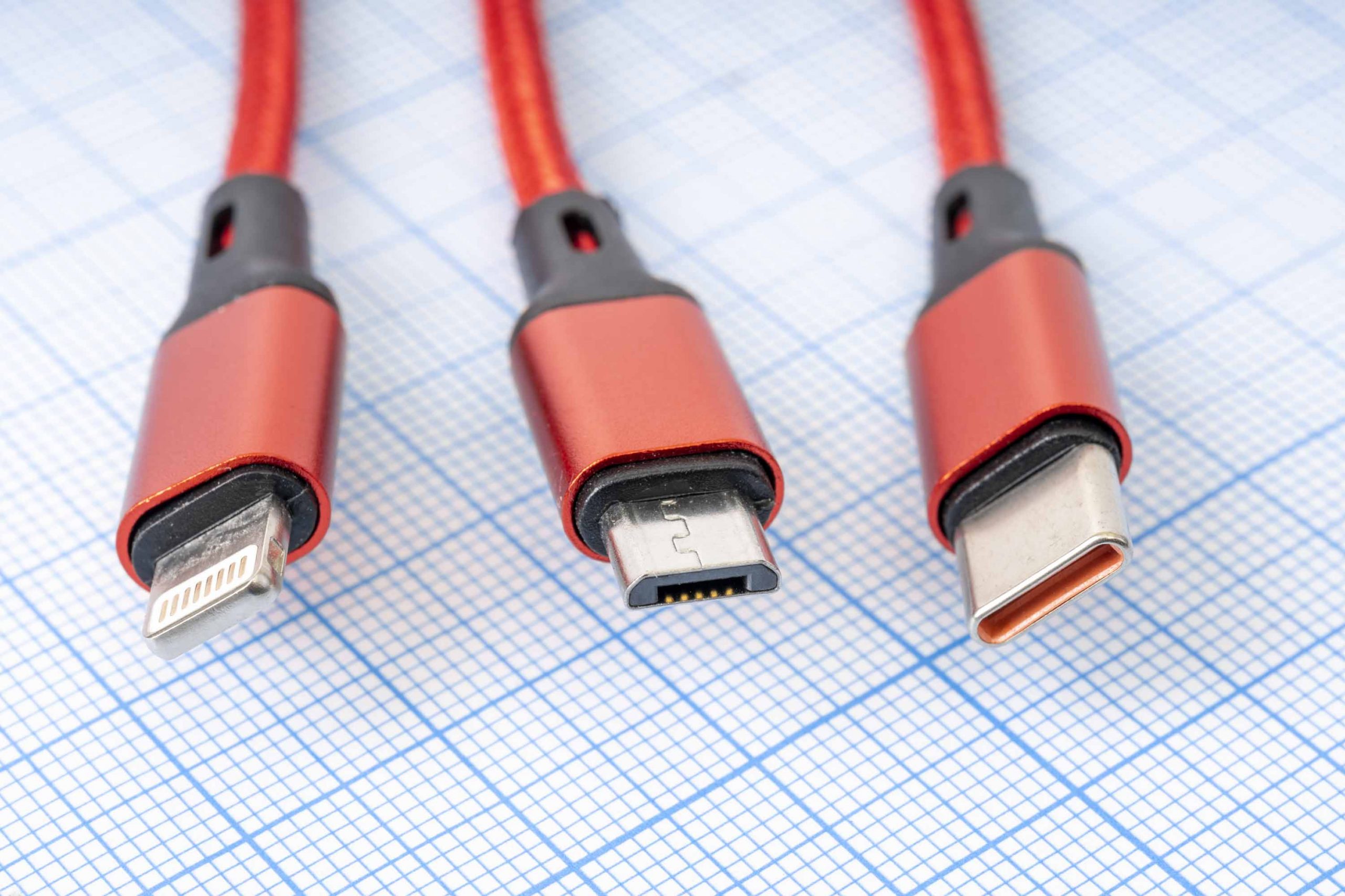 Кабель 3 в 1, 5А, для заряджання телефону має вихід для type-c, iPhone, micro-USB