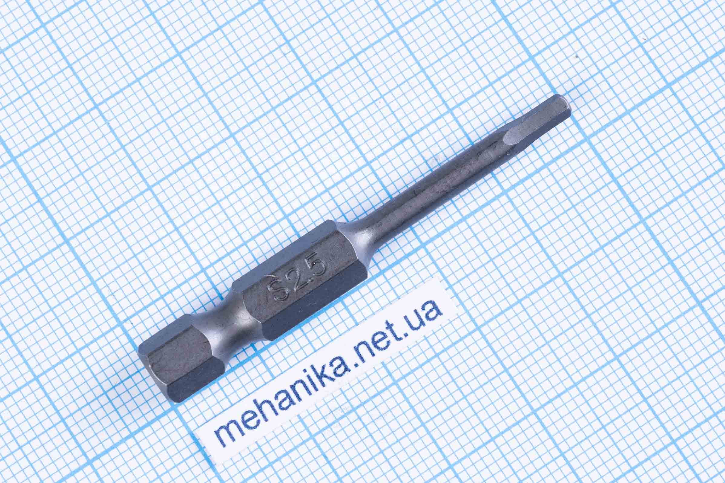 Біта для шурупокрута HEX1.5-6, 50 мм, магнітна