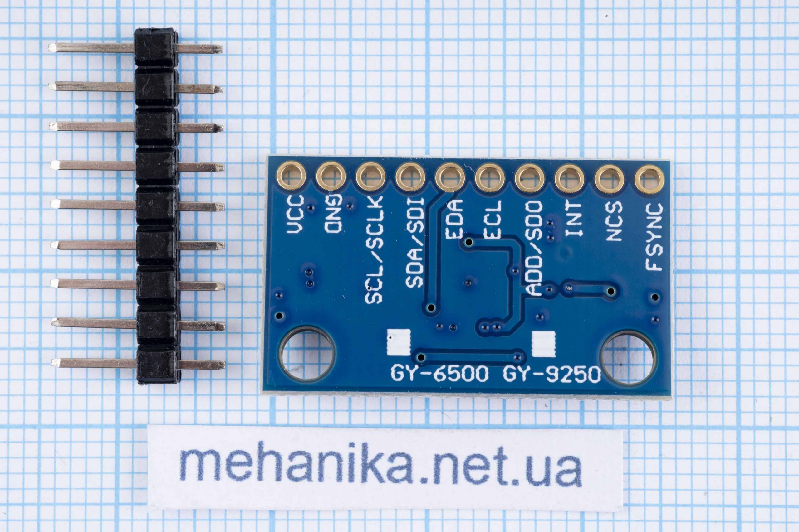 Модуль акселерометра, гіроскопа, магнітометра MPU-9250/6500, 9DoF (9 осей)