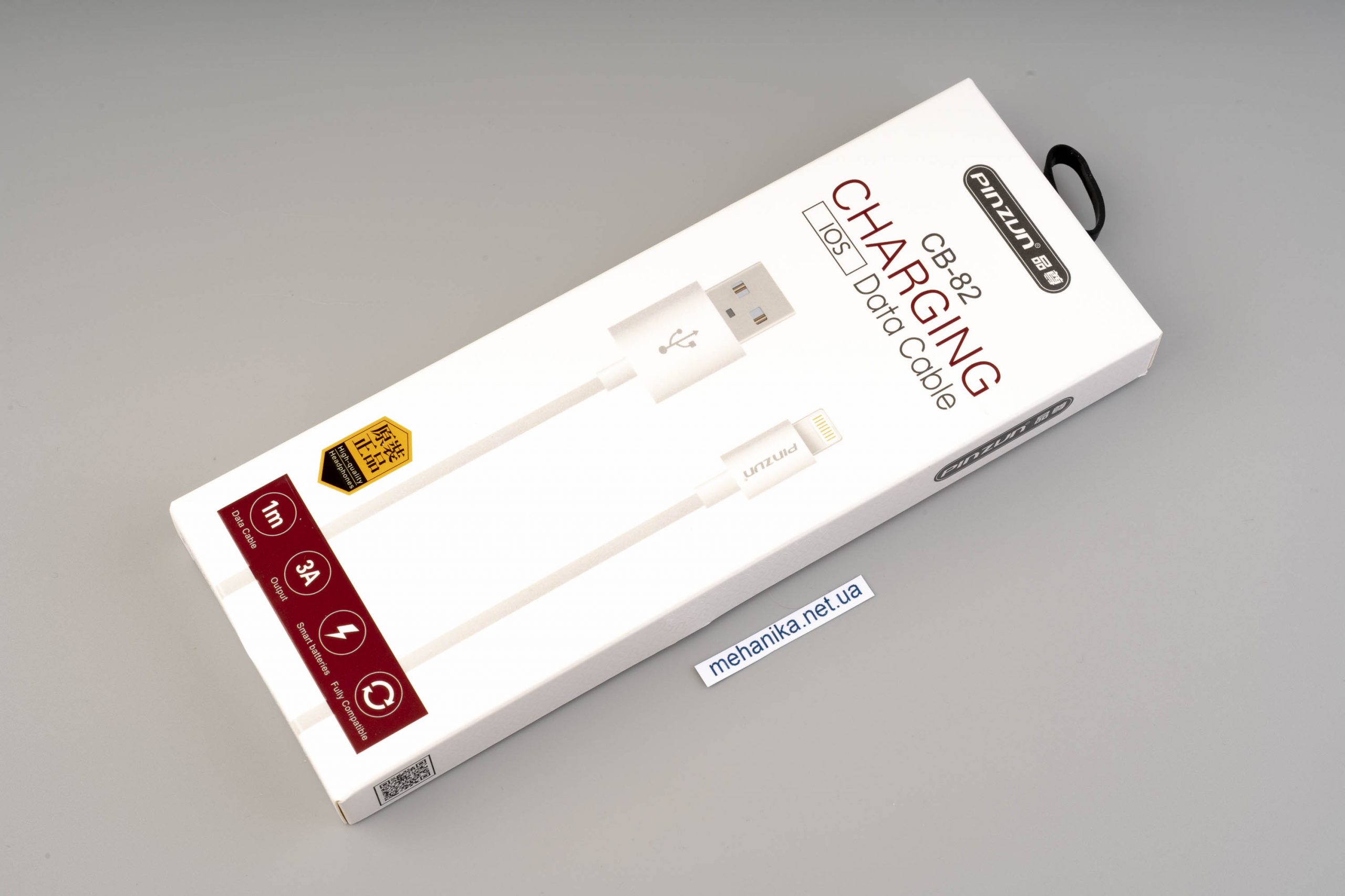 Кабель USB AM/iPhone (iPad) Lighting, 100 см, 3А, CB-82