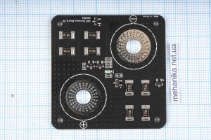 Плата захисту (балансир) суперконденсатора/іоністора, 2.5-2.8V/3000F, квадратна, чорний