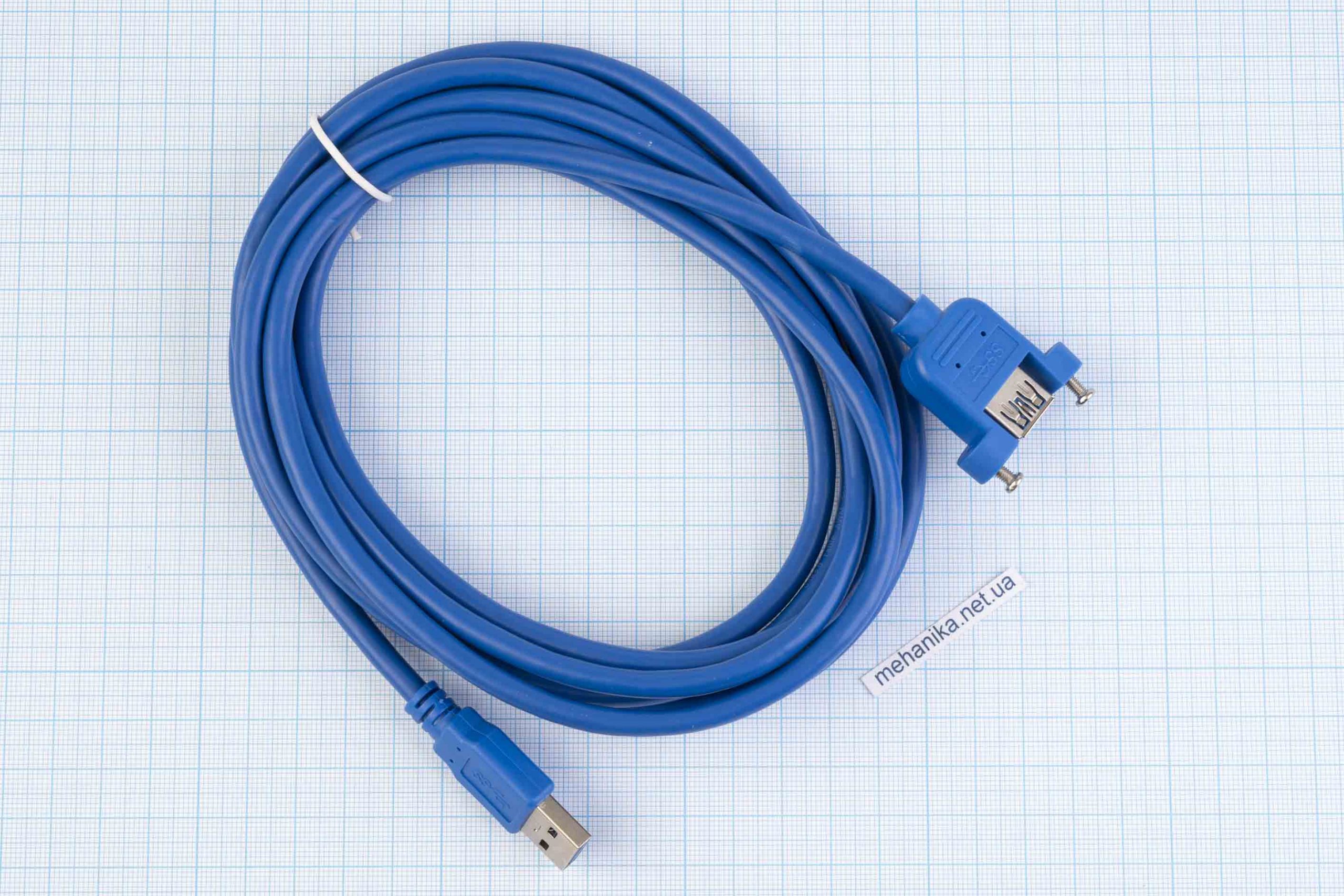 Адаптер-подовжувач USB 3.0 (USB-A Female/USB-A Male) для встановлення в корпус, 300 см