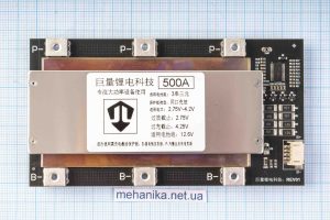 BMS-контролер заряду для Li-Ion, 3S/500A/12.6V