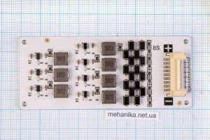 Балансир активний конденсаторний, 8S Li-Ion/LiFePO4, 2.0-4.5V/2А, на алюмінієвій пластині