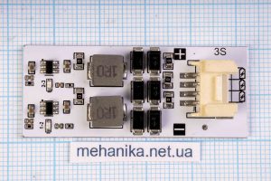 Балансир активний конденсаторний, 3S Li-Ion/LiFePO4, 2.0-4.5V/2А, на алюмінієвій пластині