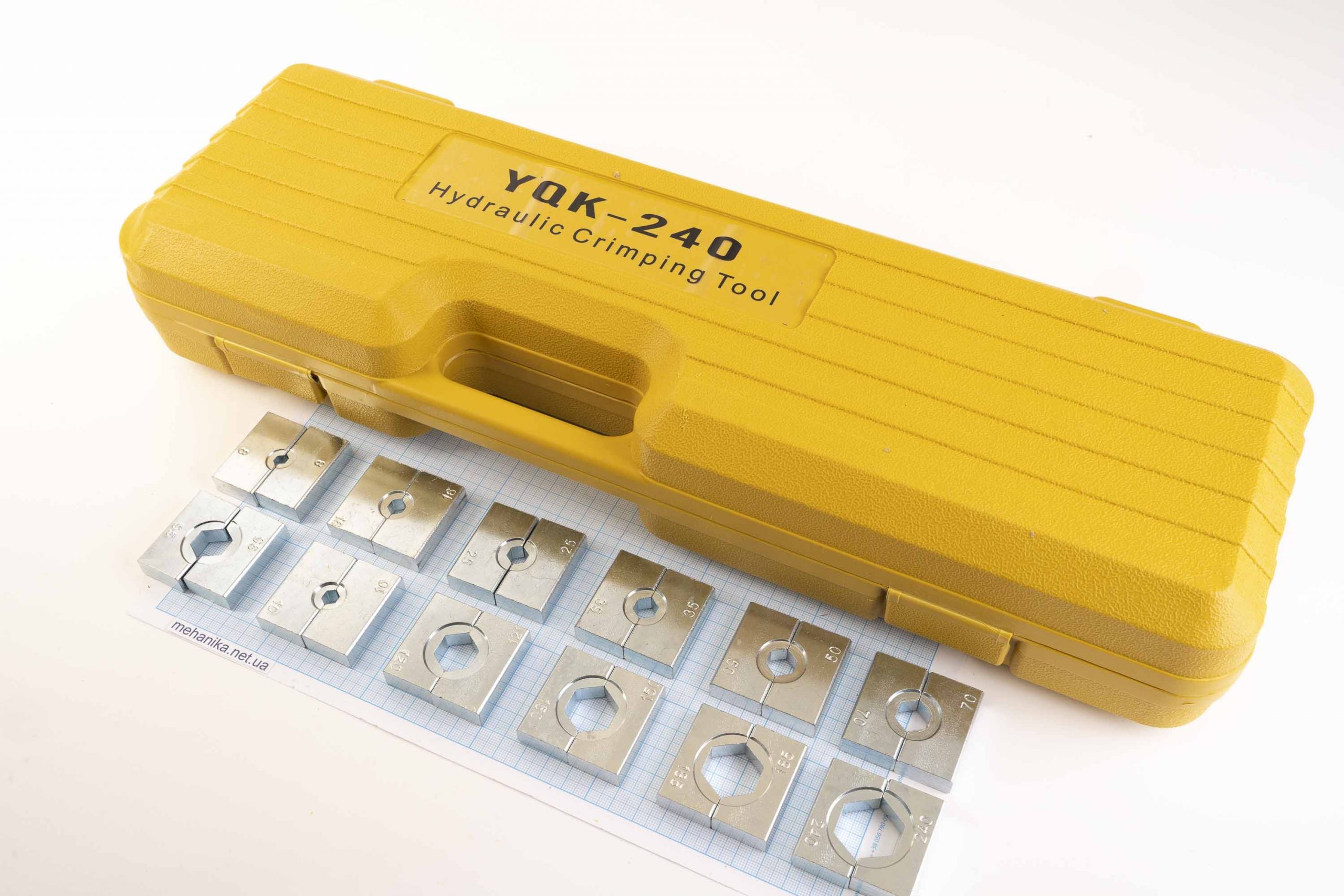 Обтискний інструмент для наконечників YQK-240, гіравлічний, діапазон 8-240 мм²
