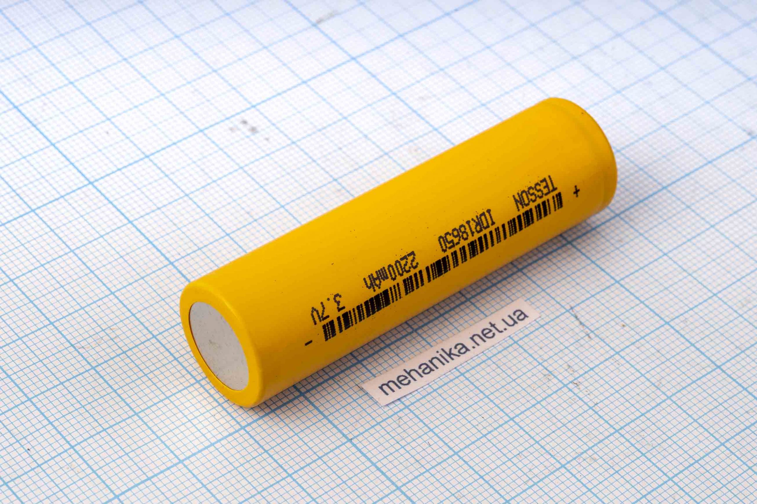 Акумулятор Li-Ion TESSON IDR18650 2200mAh/11A, 5С високострумовий