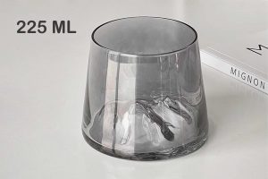 Склянка "Вулкан" 225 мл, 7 х 8.5 см, димчасте скло