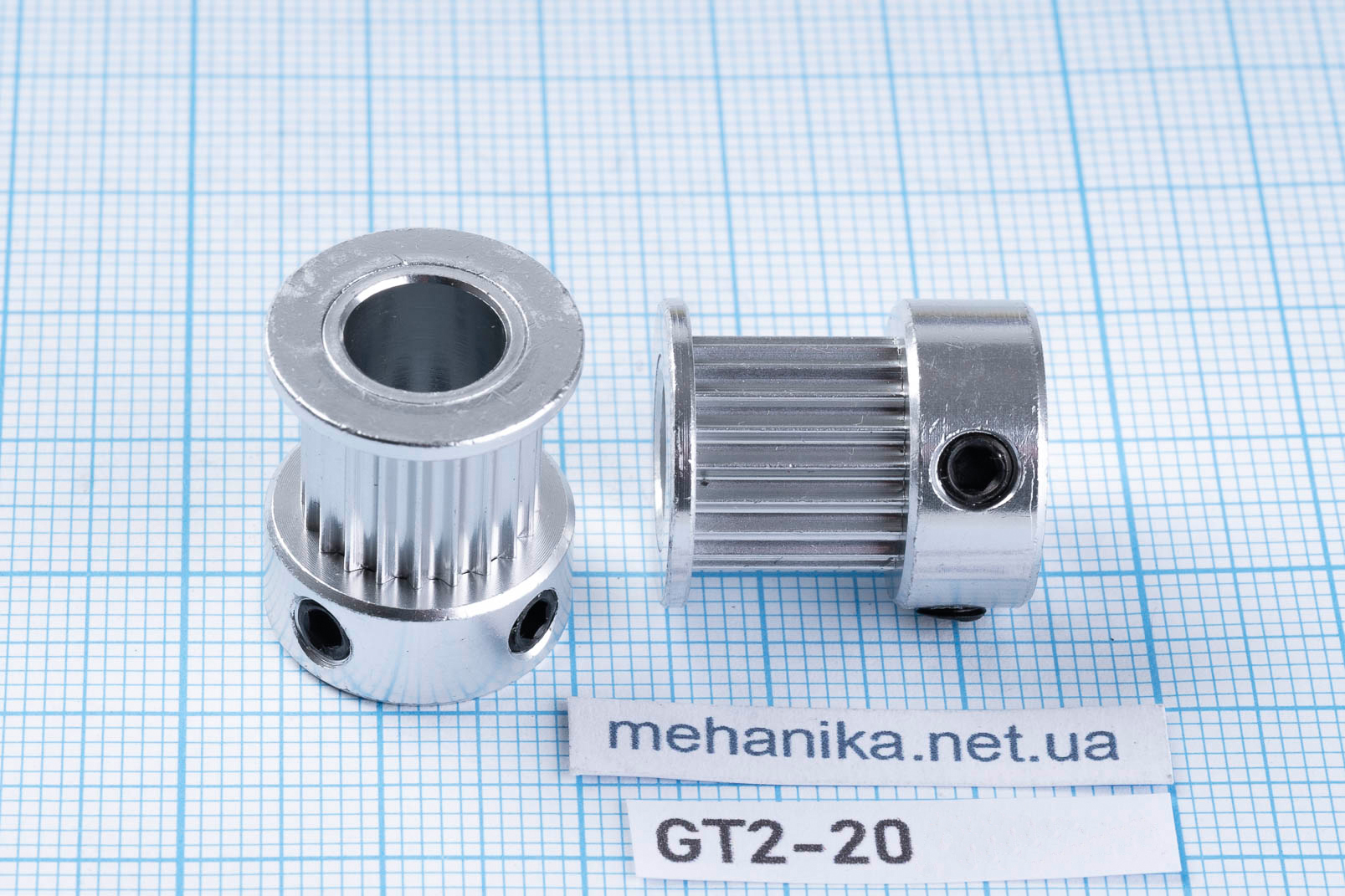 Шків зубчастий GT2, 20 зубів, ремінь 9 мм, отвір 5 мм