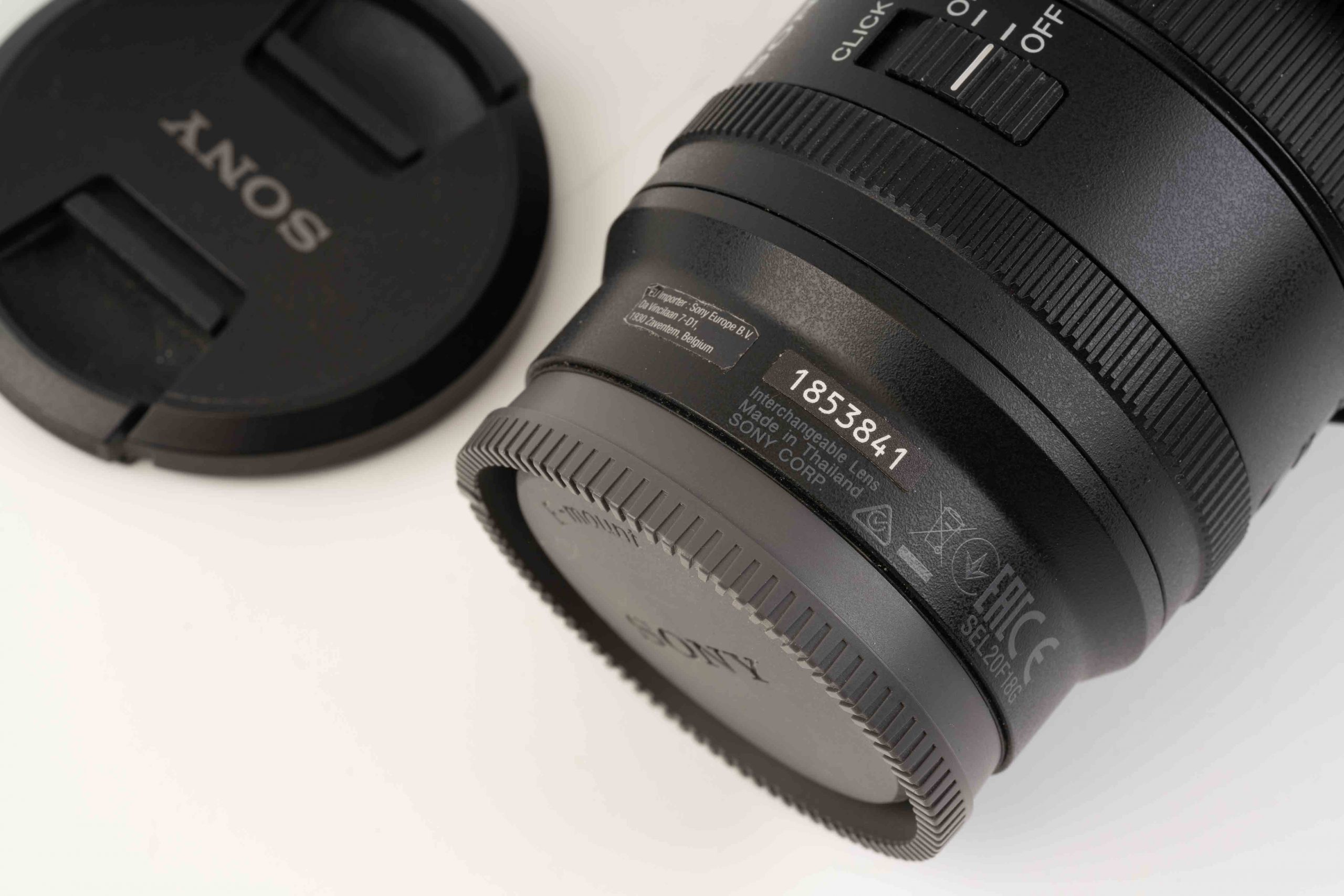 Об'єктив Sony FE 20mm f/1.8 G Sony E-mount (SEL20F18G)