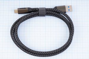 Кабель Hannord USB 3.2 AM/USB Type-C, 100 см, 60W, 10Gbps, нейлон